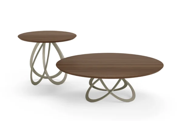 Febe Low With Wood Top Coffee Table By Eforma