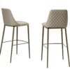 Max Diamond With Metal Base Bar Stool By Eforma 1
