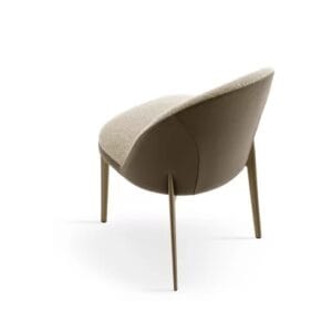 Minni With Metal Legs Dining Chair By Eforma 3