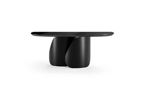 Onda With Glass Top Console Table By Eforma