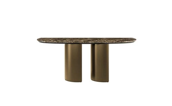 Plai With Marble Top Console Table By Eforma
