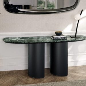 Plai With Marble Top Console Table By Eforma 2