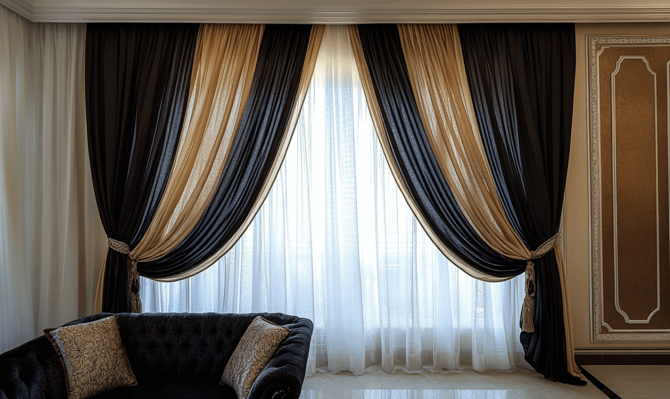 Sheer living room curtain ideas