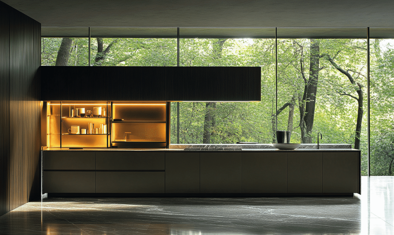 Sliding Kitchen cabinet doors