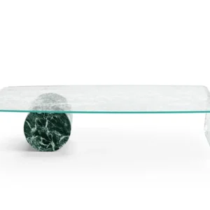 Tor With Glass Top Coffee Table By Eforma 2