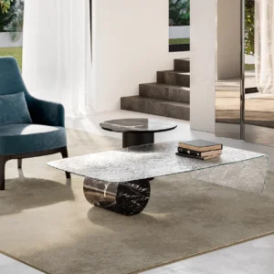 Tor With Glass Top Coffee Table By Eforma 4