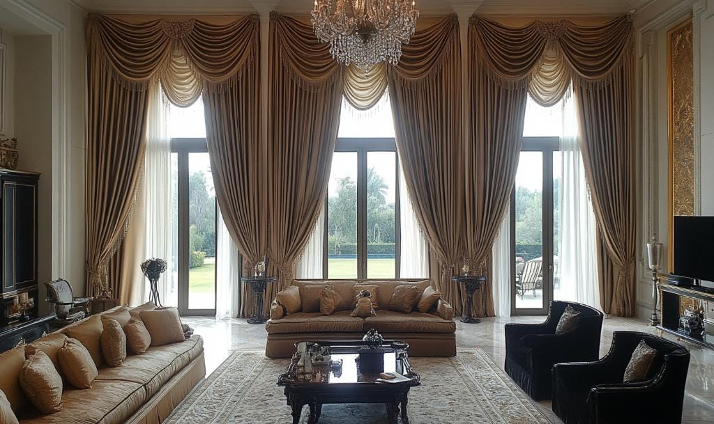 Finest curtain fabric in Dubai