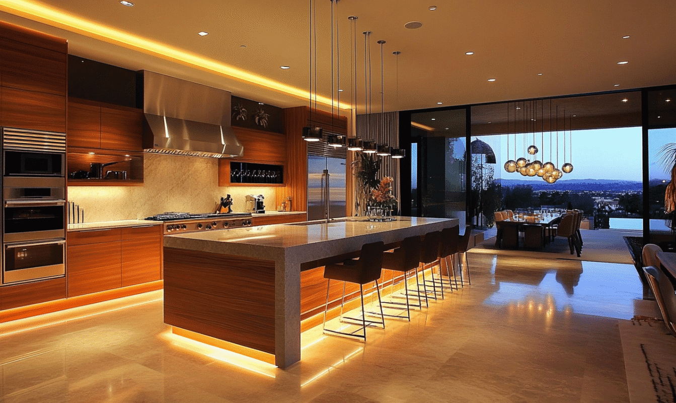 Lighting in complete kitchen remodel