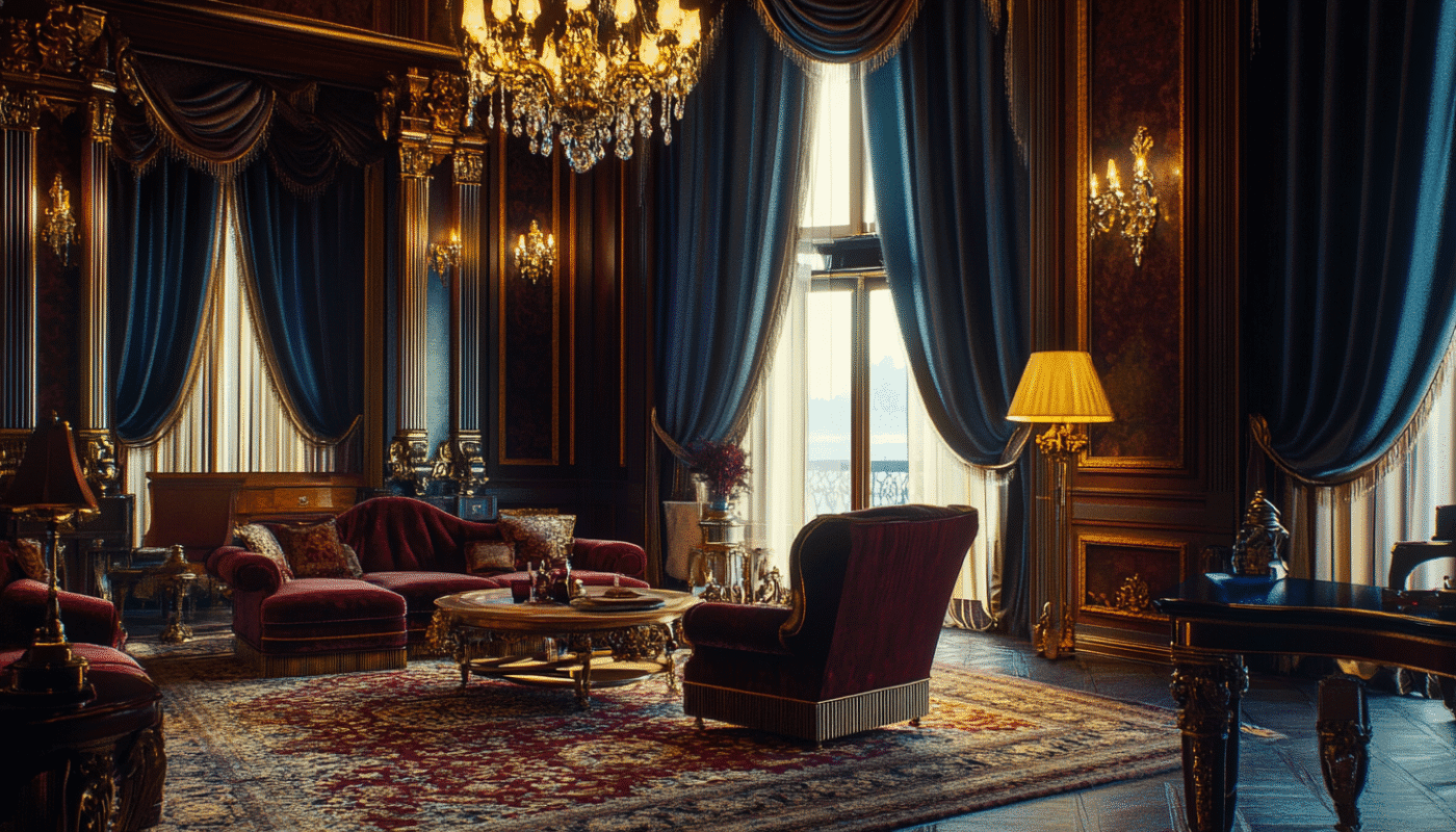 curtain colours that give a luxurious feel