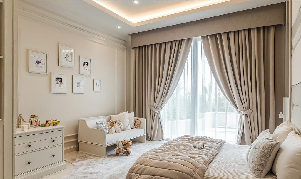 Customised curtains for kids room