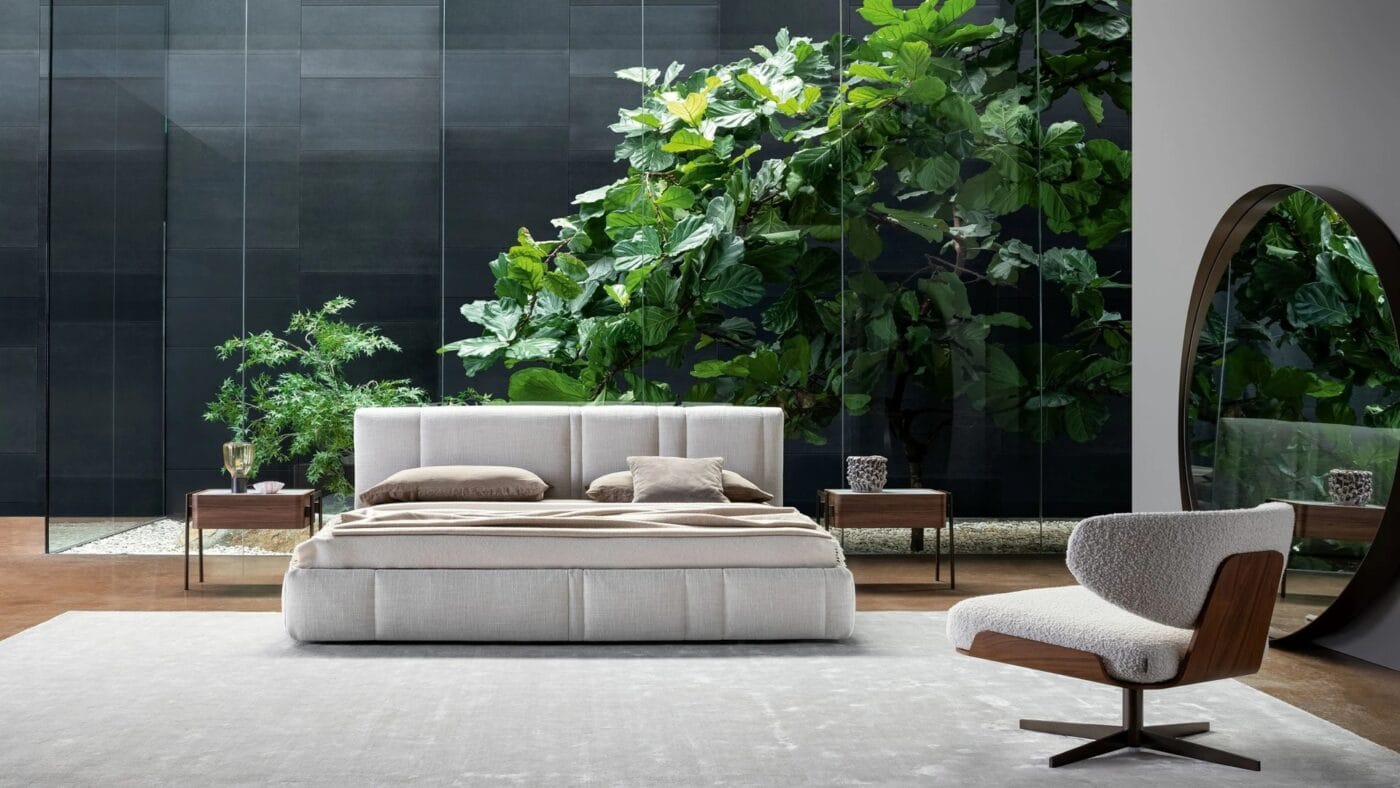 Customised bonaldo bed