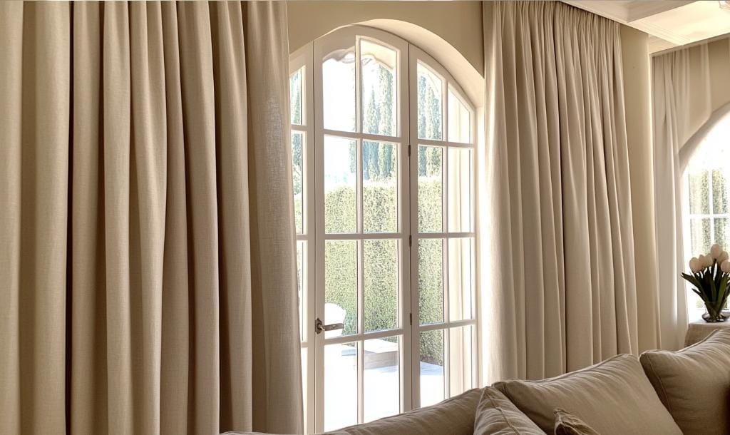 Modern curtain designs with folds