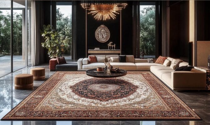 Tips On Styling Modern Persian Rugs In Luxury Spaces
