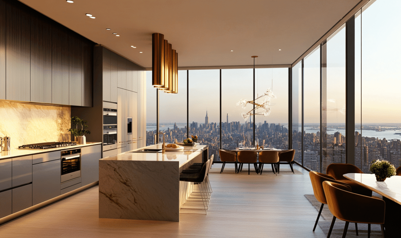 Luxury White Kitchen Design Ideas in Dubai
