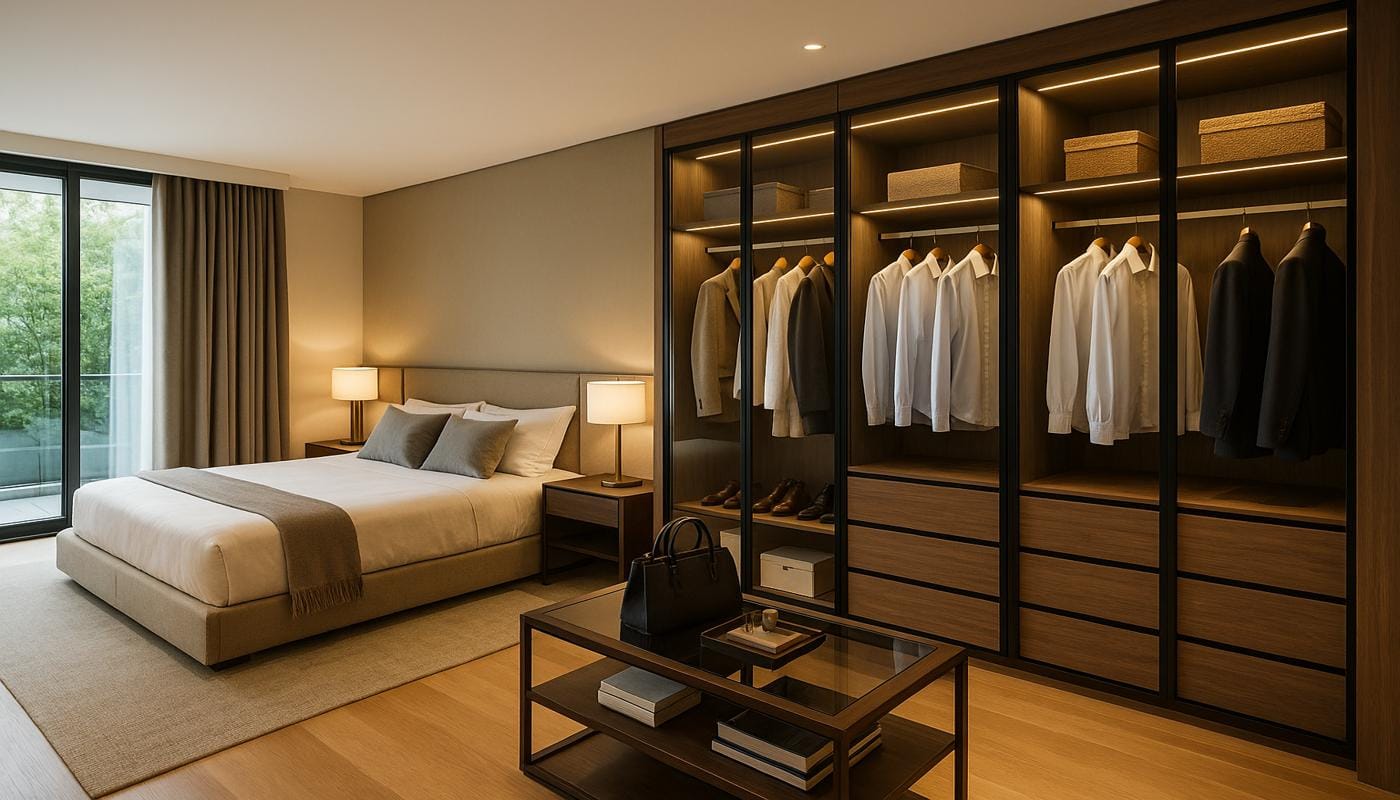 bedroom wardrobe interior design