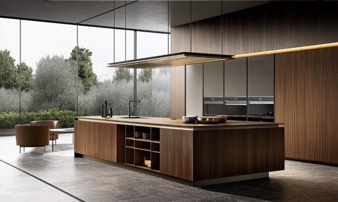 Latest modern kitchen cabinet design samples