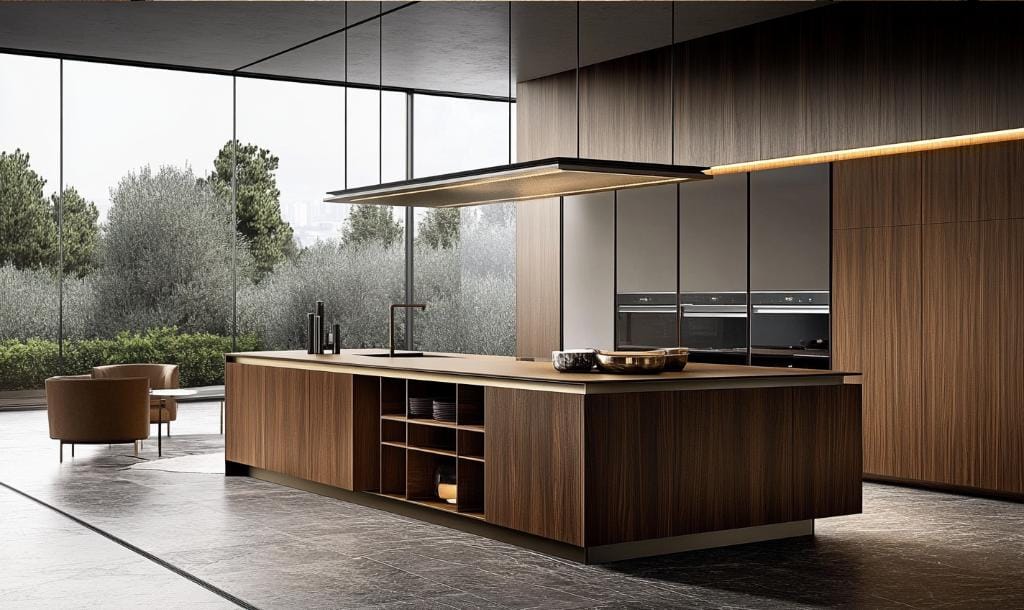 Latest modern kitchen cabinet design samples