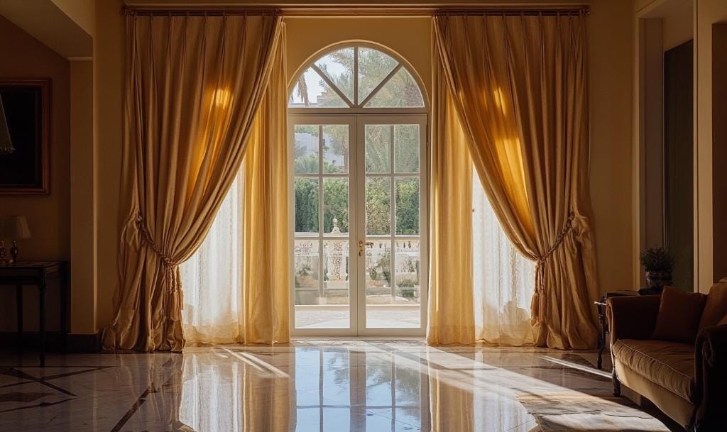 curtain designs with natural fabrics
