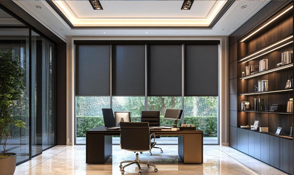 Blackout window curtain design for home office
