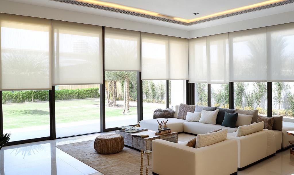 Sheer blinds and curtains Dubai​