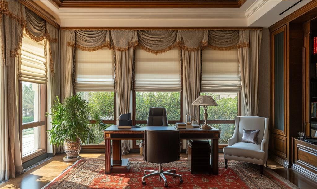 Roman curtain price in Dubai