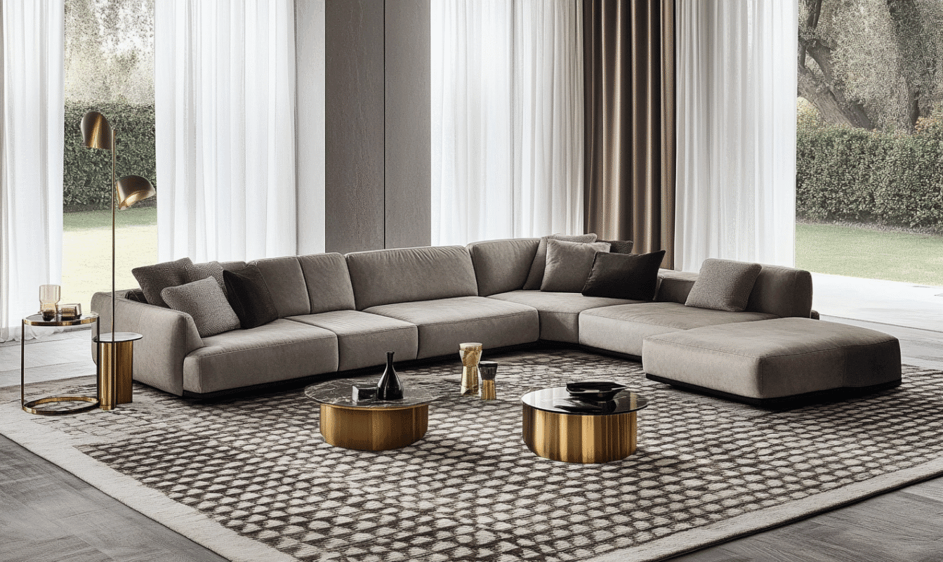 Bespoke lounge room rugs in Dubai