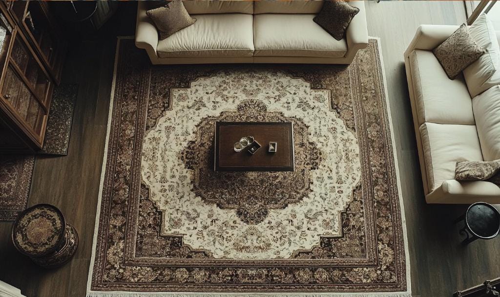 faded persian rug in Dubai