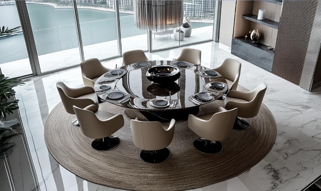 round jute rug showroom near me