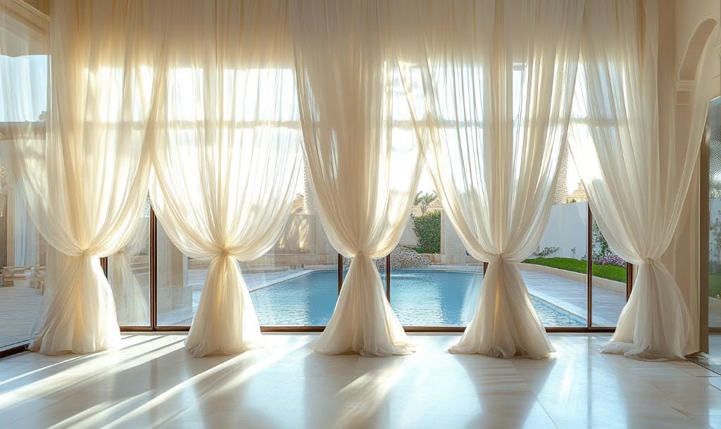 Sheer curtain price in Dubai