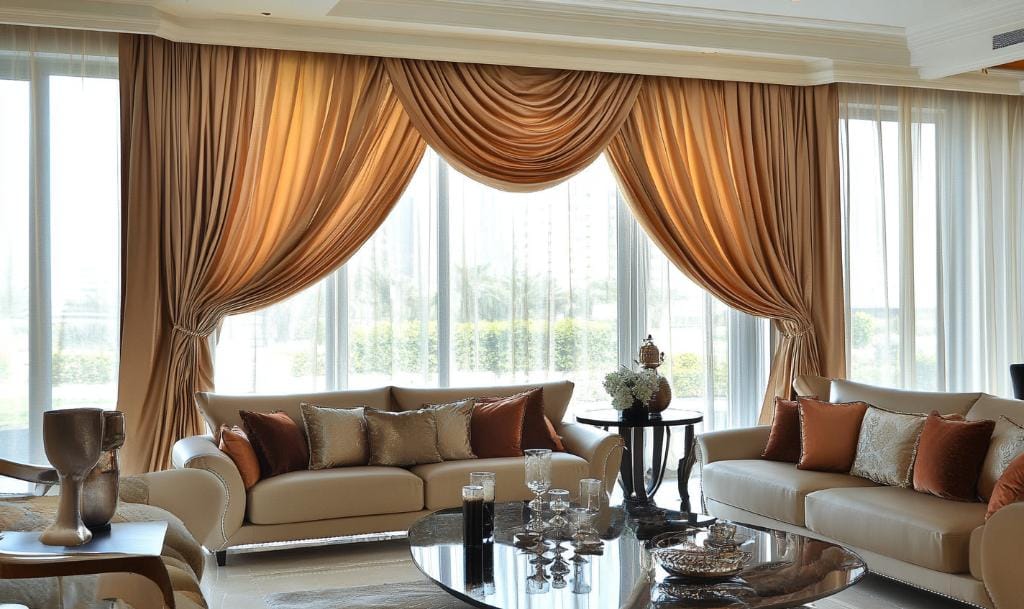 Bespoke curtain shops in Dubai