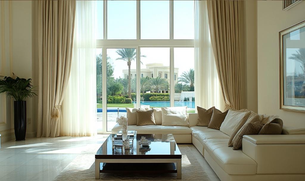 Solar protection blackout curtains