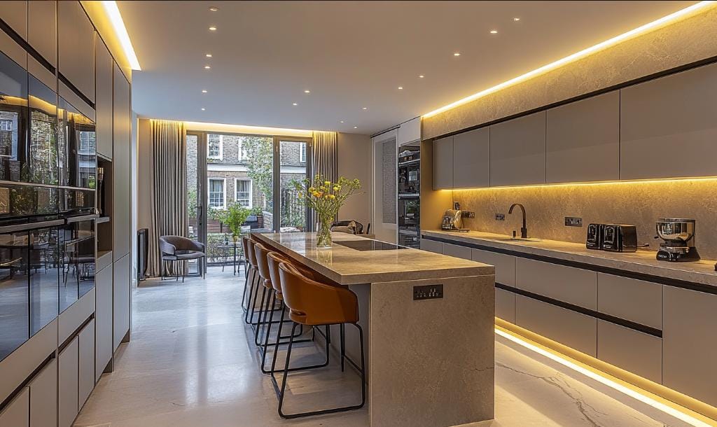 Latest aluminum kitchen cabinet design
