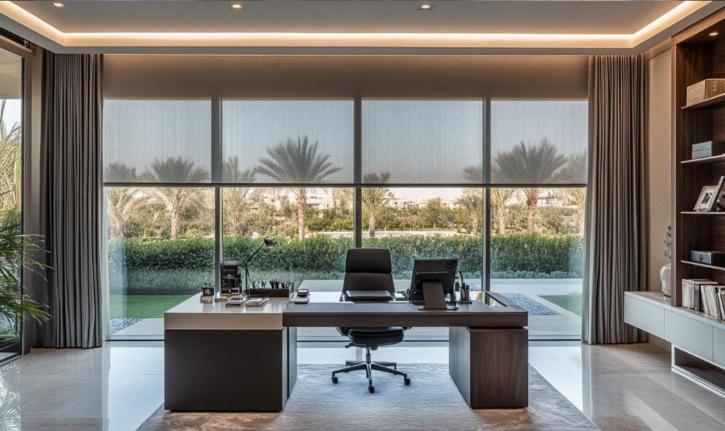 Technical window curtain design