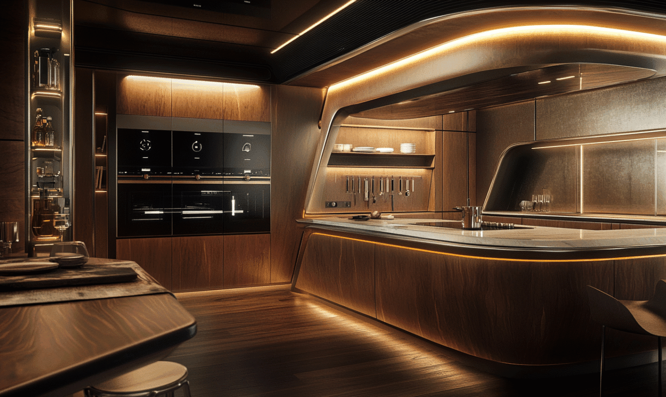 Smart bespoke kitchen doors