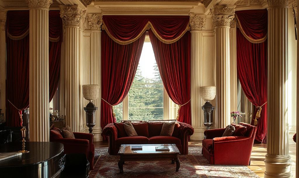 Choosing velvet among types of curtains