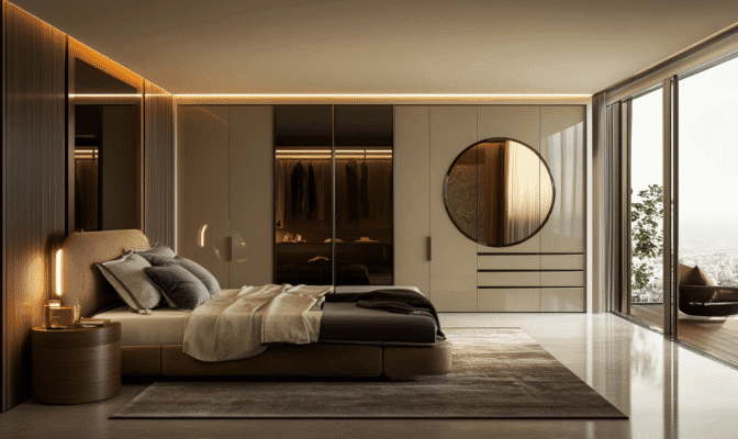 wardrobe door materials