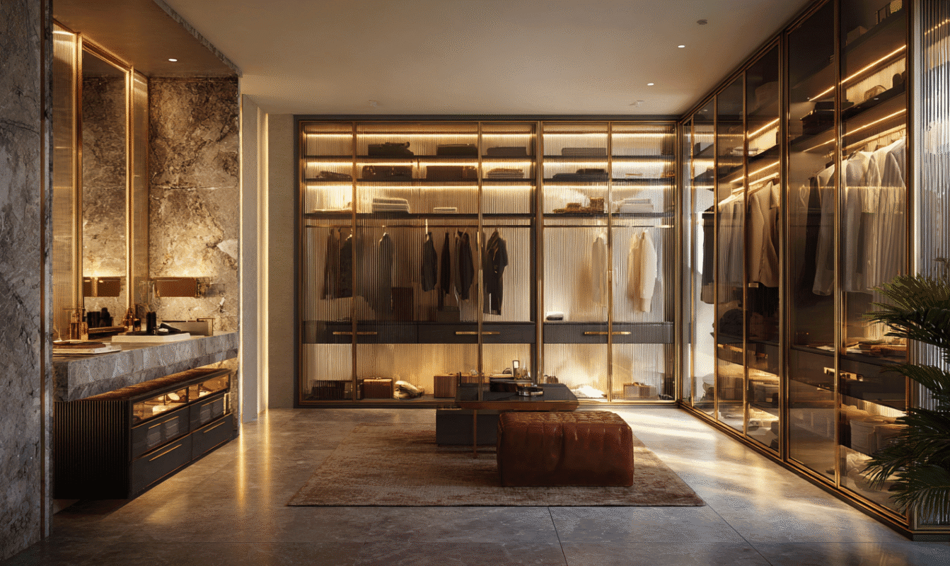 fci london 60075 Lavish walk in wardrobe designed with modern 21dd2398 0331 4d61 80d8 e6073f85ce78 3