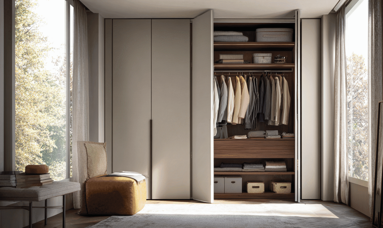 small wardrobe for luxury bedroom