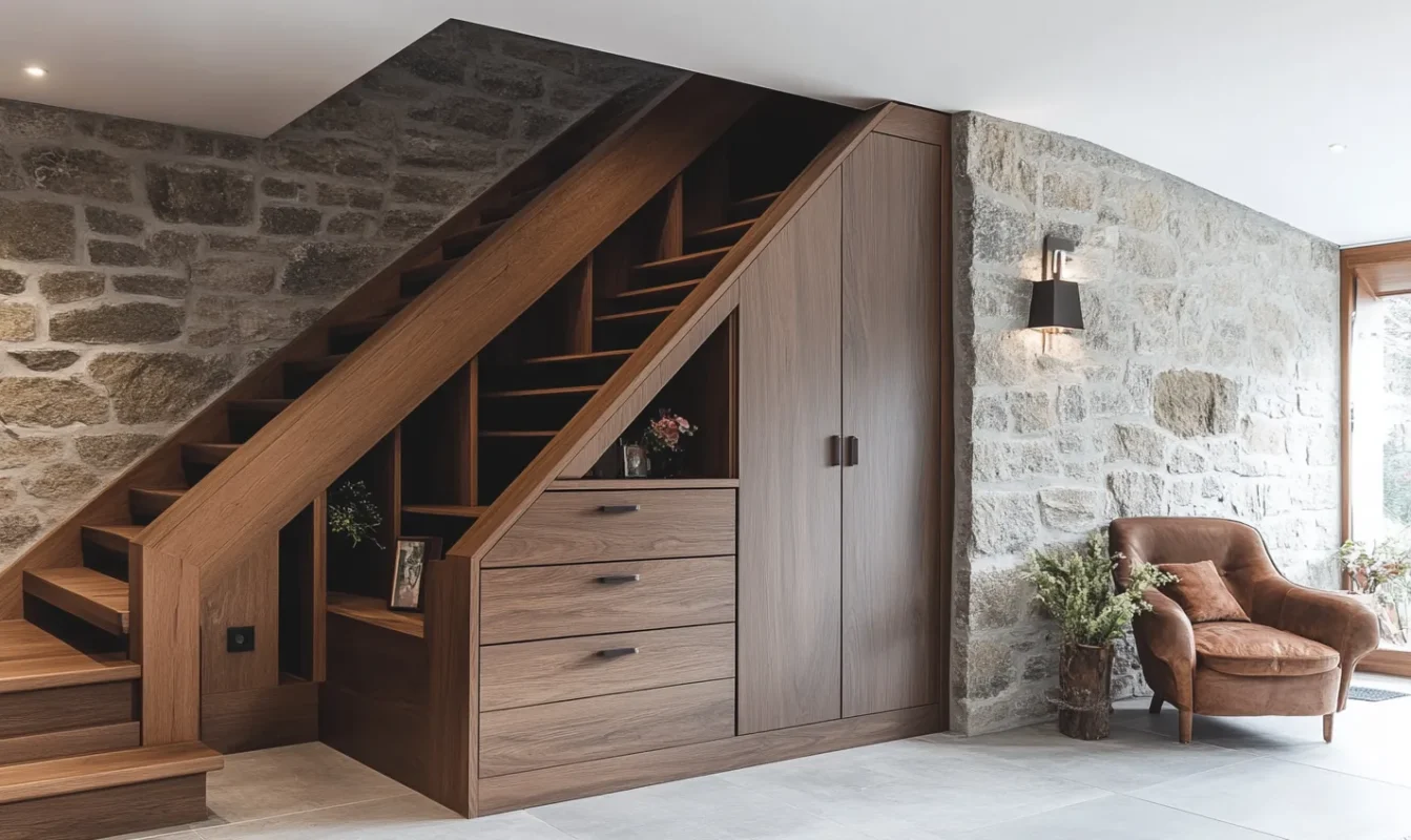 staircase wardrobe design ideas