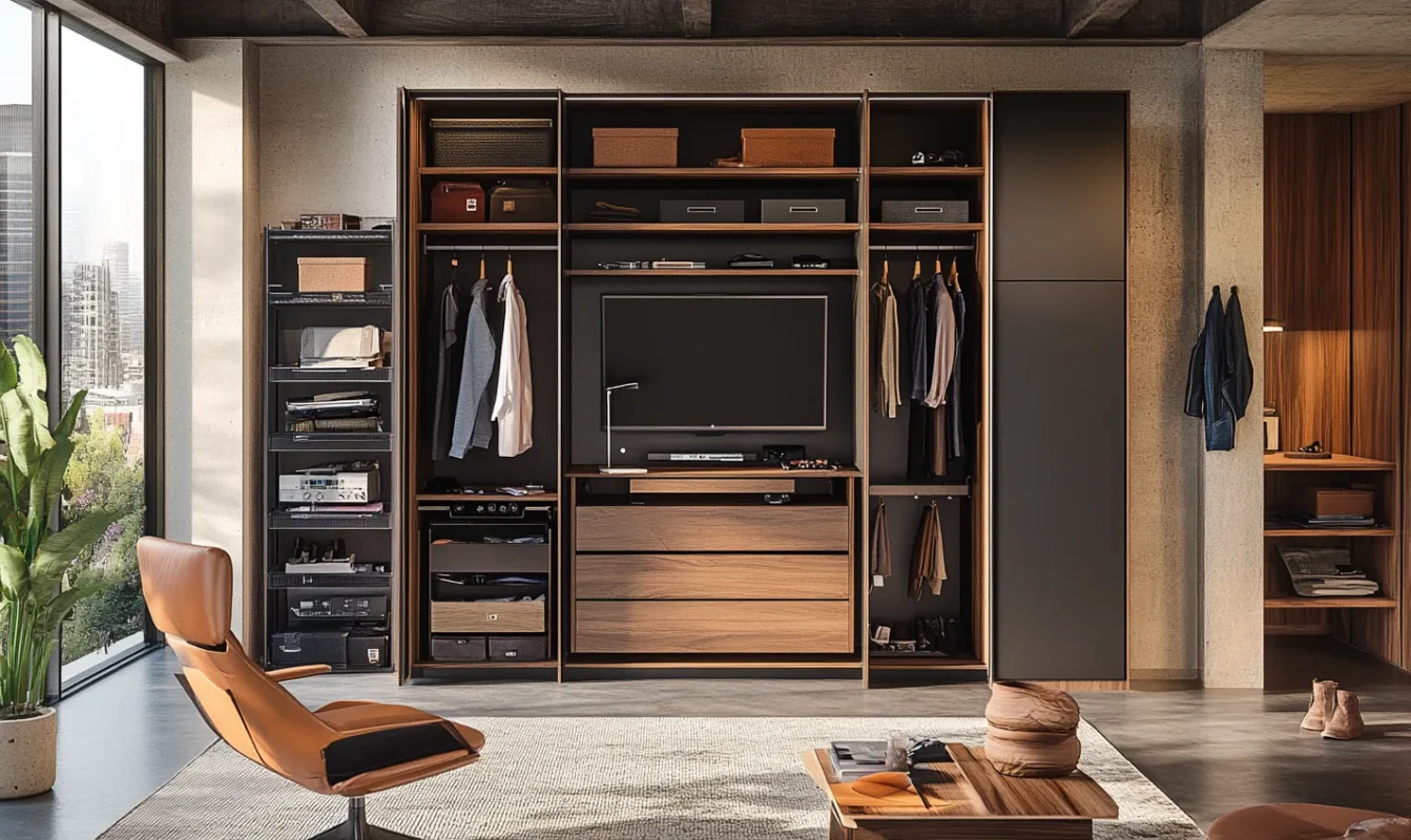 multifunctional wardrobe design