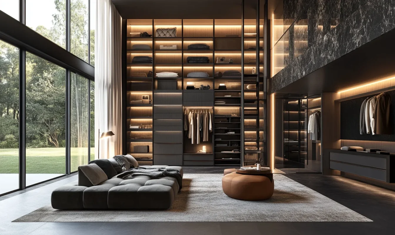 double height wardrobe design
