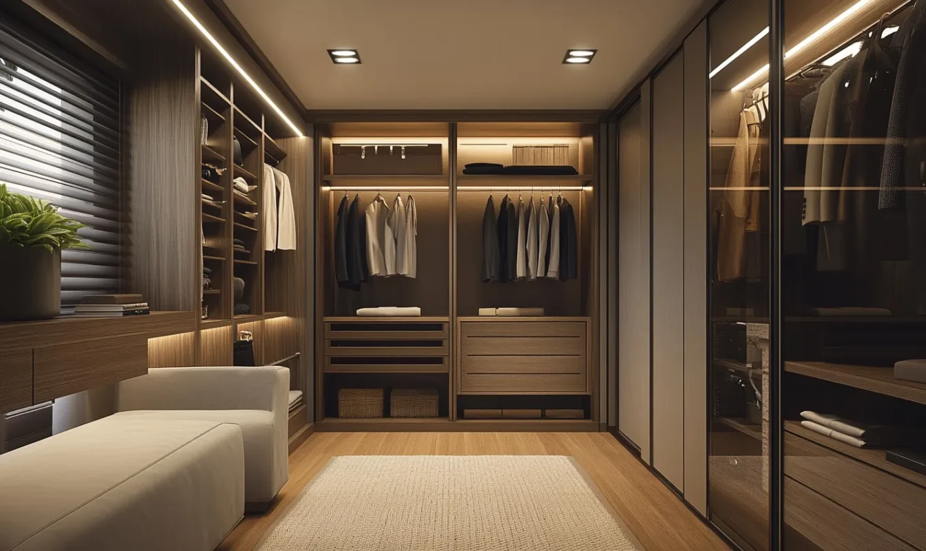 walk in wardrobe design