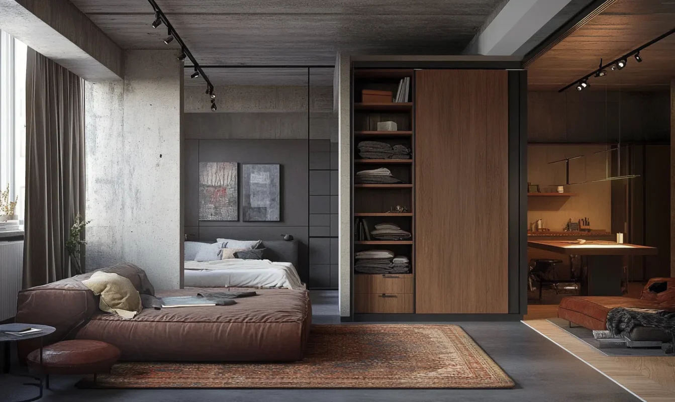 open divider wardrobe design
