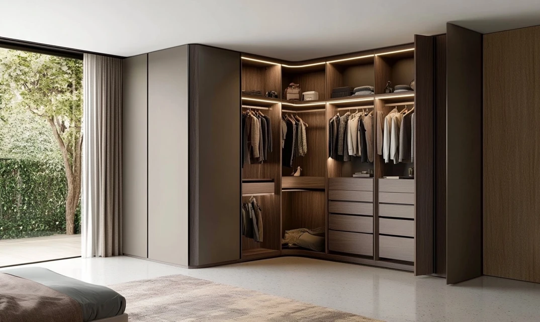 fitted wardrobe for small bedroom