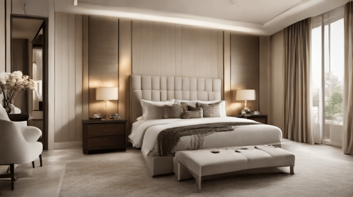 Luxury Bedroom Furniture for Dubai Villas: Beds, Wardrobes, Lighting and Calm